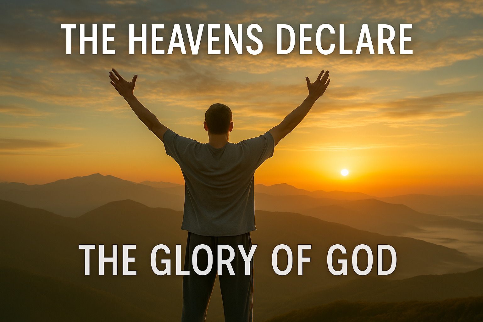 The heavens declare the glory of God